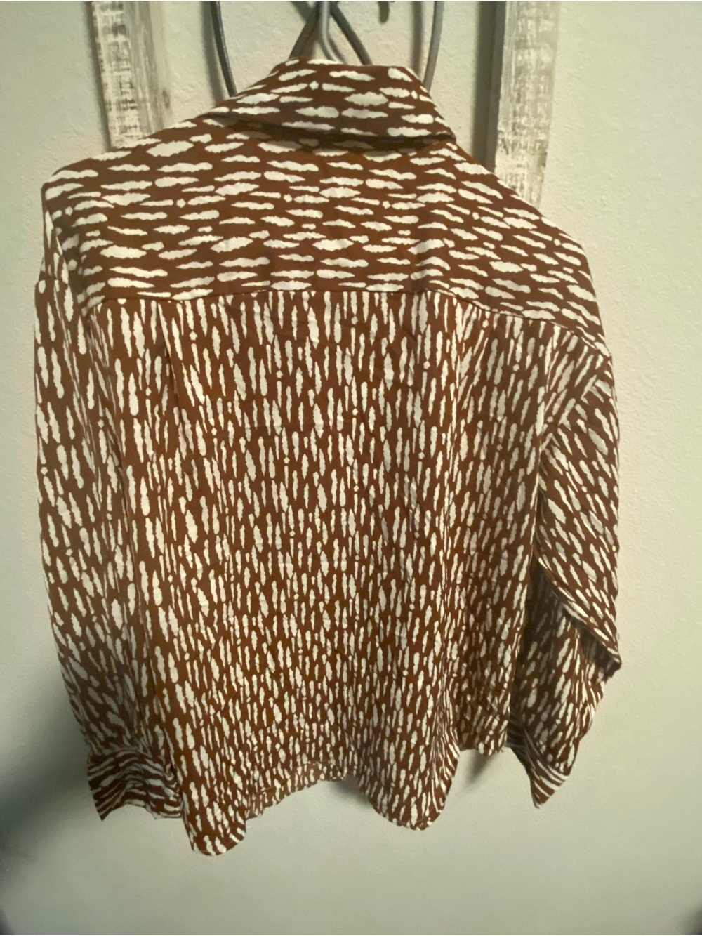 Women Brown Patterned Button-Front - Picture 7 of 7